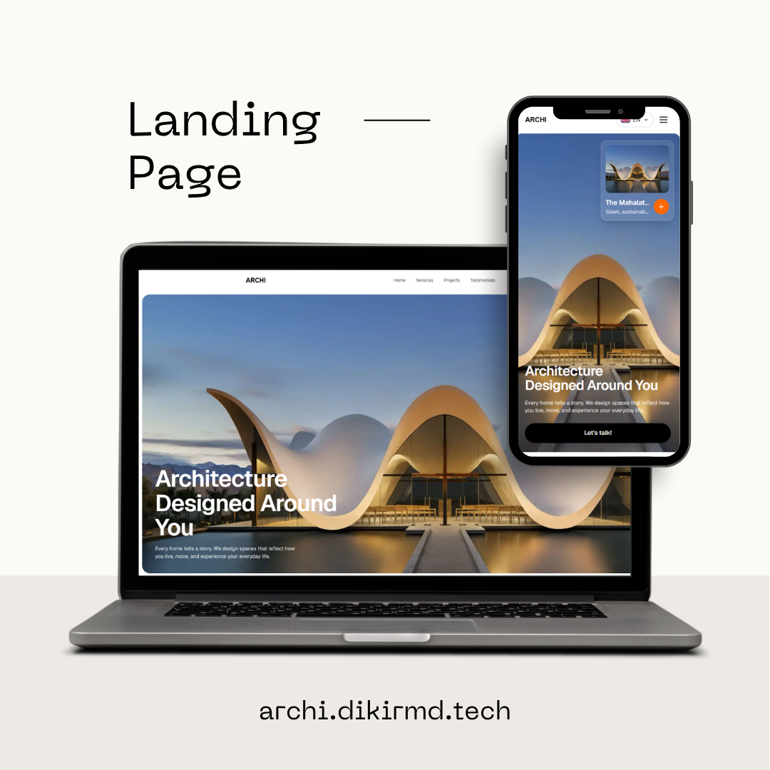Architect Company - Landing Page